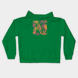 Tropical flowers Kids Hoodie